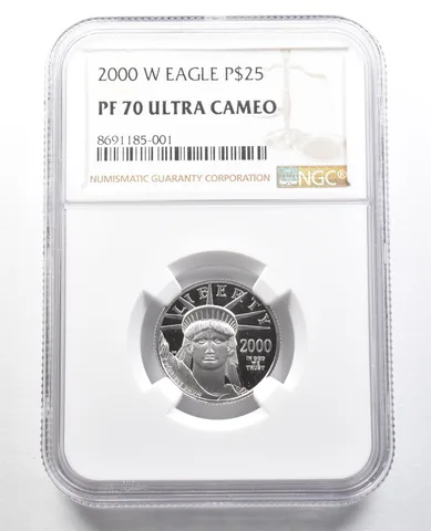 2000-W $25 American Platinum Eagle 1/4 Oz Platinum PF70 UCAM NGC