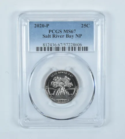 2020-P Washington Quarter ATB Salt River Bay MS67 PCGS