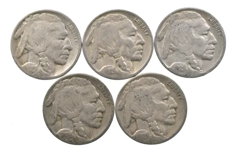 BETTER Lot 1927-D 1929-D 1929-S 1928-S 1929-S Buffalo Nickel Collection *114