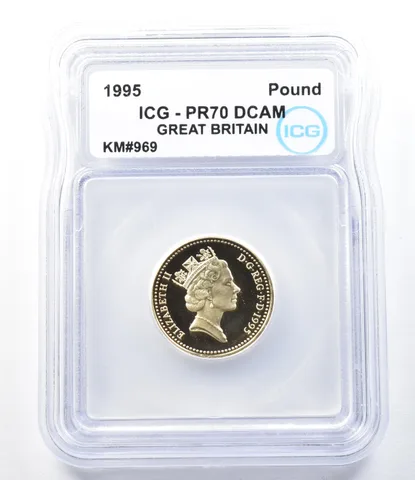 1995 Great Britain Pound KM#969 PR70 DCAM ICG a8929