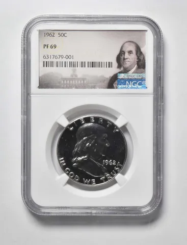 1962 Franklin Half Dollar PF69 NGC Special Lbl