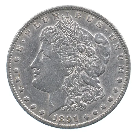Better 1891 Morgan Silver Dollar - 90% US Coin - Nice Coin *331