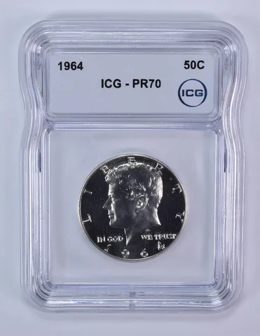1964 Kennedy Half Dollar PR70 ICG *8130