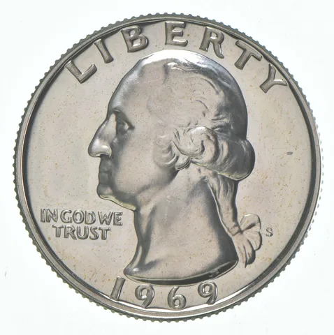 1969-S Washington Quarter CLAD Proof
