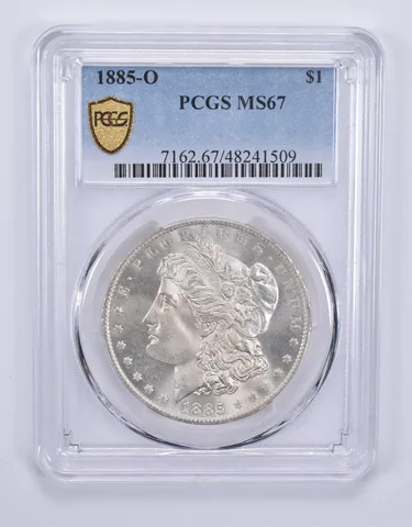 1885-O Morgan Silver Dollar MS67 PCGS PQ ++ *9598