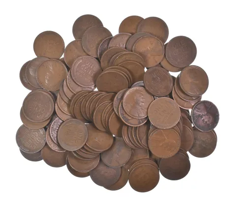 Lot of 100 1910-1919 Lincoln Wheat Cents - 2 Rolls - Collection *565