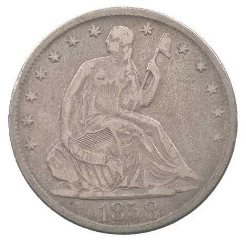 1858-O Seated Liberty Half Dollar *2057