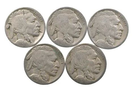 BETTER Lot Worn Date 1928-D 1929-D 1929-S 1928-S Buffalo Nickel Collection *099