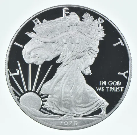 2020-S American Silver Eagle Proof Coin 1 Oz Silver
