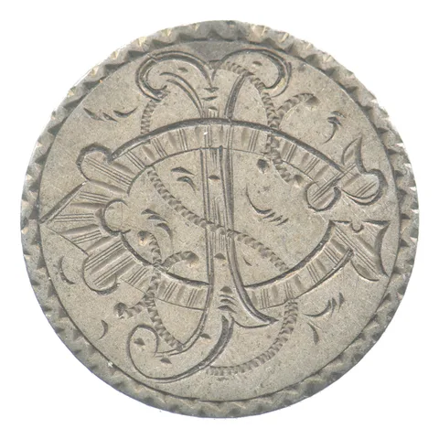 1877 Seated Liberty Dime Love Token Victorian I C *5505