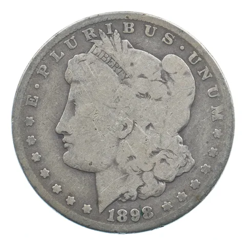 Early - 1898-S Morgan Silver Dollar - 90% US Coin *419