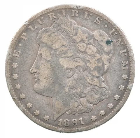 1891-CC Morgan Silver Dollar *4829