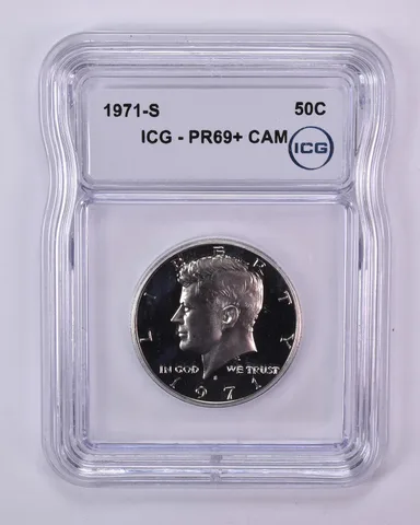 1971-S Kennedy Half Dollar PR69+ CAM ICG