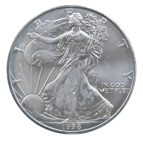 Better Date 1998 American Silver Eagle 1 Troy Oz .999 Fine Silver *702