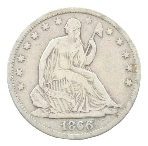 1866-S Seated Liberty Half Dollar *5652