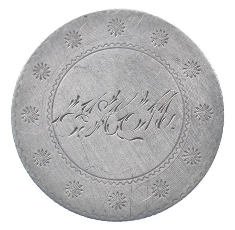 1853 Seated Liberty Quarter Arrows Love Token Engraved *8578