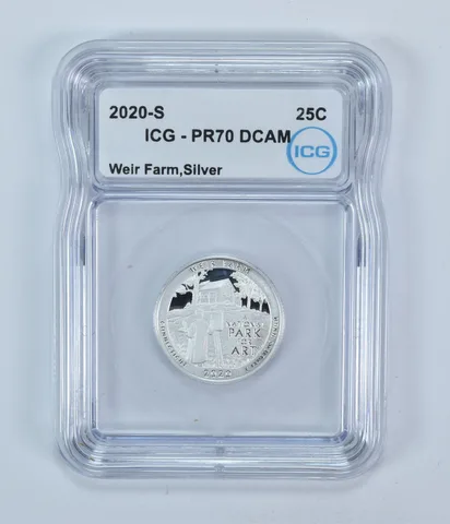 2020-S Washington Quarter ATB Silver Weir Farm PR70 DCAM ICG