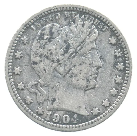 1904 Barber Quarter *4736
