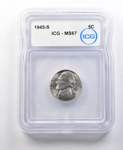 1945-S Jefferson Nickel MS67 ICG *0297