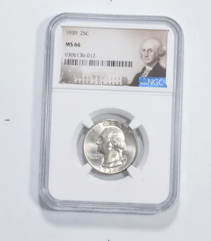MS66 1939 Washington Quarter NGC *6921