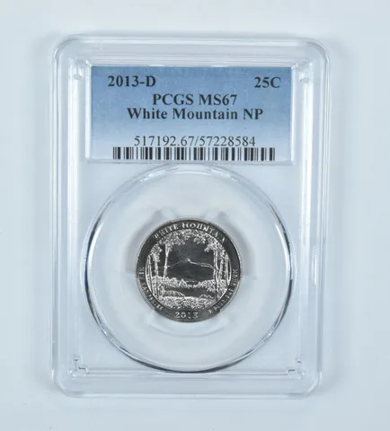 2013-D Washington Quarter ATB White Mountain MS67 PCGS
