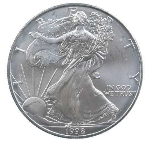 Better Date 1998 American Silver Eagle 1 Troy Oz .999 Fine Silver *665