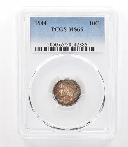1944 Mercury Dime MS65 PCGS Beautiful Tone *3193