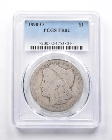 FR02 1890-O Morgan Silver Dollar PCGS Low Ball a6971