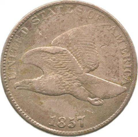 1857 Flying Eagle Cent a7638