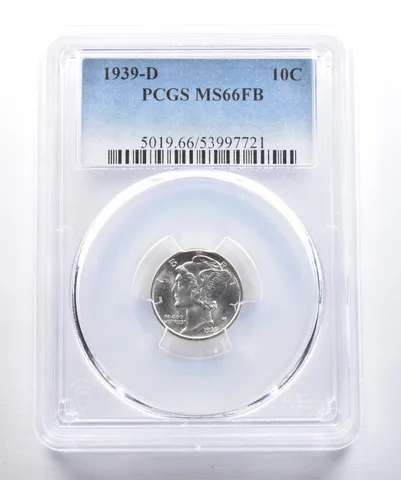 1939-D Mercury Dime MS66 FB PCGS *4209
