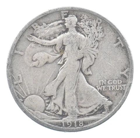 1918-D Walking Liberty Half Dollar *2582