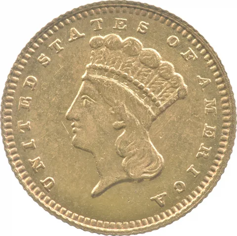 1874 $1 Indian Princess Head Gold Dollar *6433