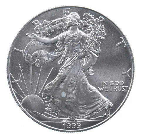 Better Date 1999 American Silver Eagle 1 Troy Oz .999 Fine Silver *670
