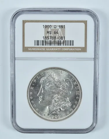 1900-O Morgan Silver Dollar MS64 NGC Brown Label