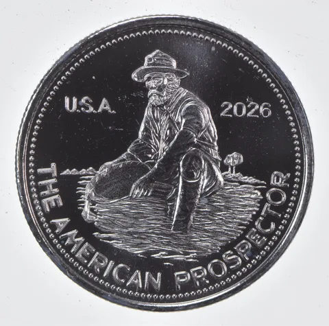 2026 Engelhard American Prospector 1/2 Oz Silver Round