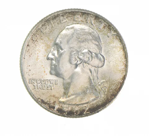 1962-D Washington Quarter - Crusty Original BU *2428