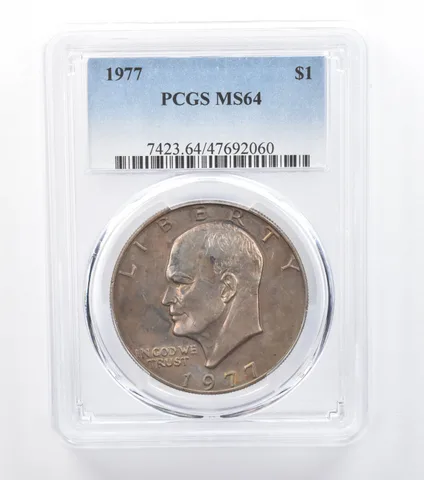 1977 Eisenhower $1 MS64 PCGS Beautiful Tone *7736