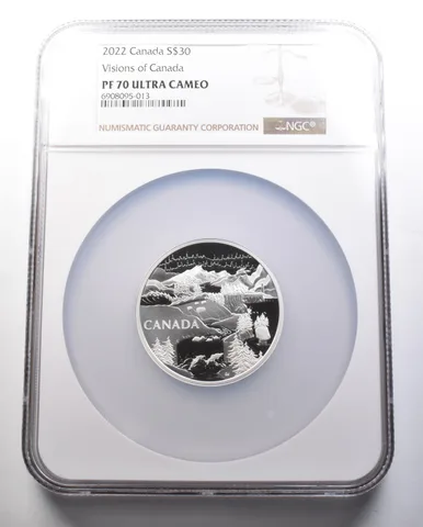 2022 Canada 30 Dollars Silver Visions Of Canada PF70 UCAM NGC *7308