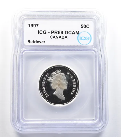 1997 Canada 50 Cents Retriever PR69 DCAM ICG *7918