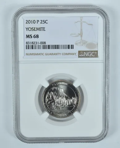 2010-P Washington Quarter Yosemite ATB MS68 NGC