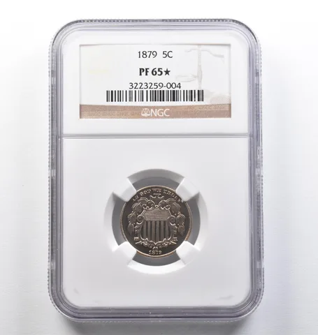 1879 Shield Nickel PF65* STAR NGC *9487