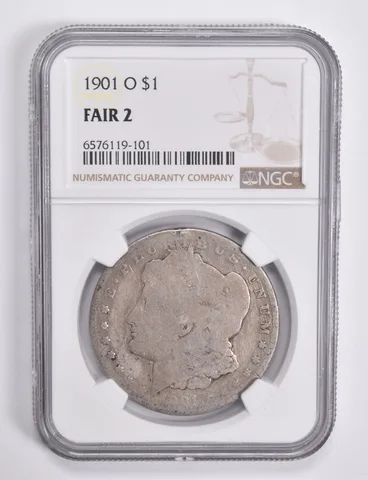 FAIR 2 1901-O Morgan Silver Dollar NGC Lowball Low Ball *4650