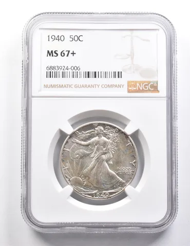 1940 Walking Liberty Half Dollar MS67+ NGC *9492