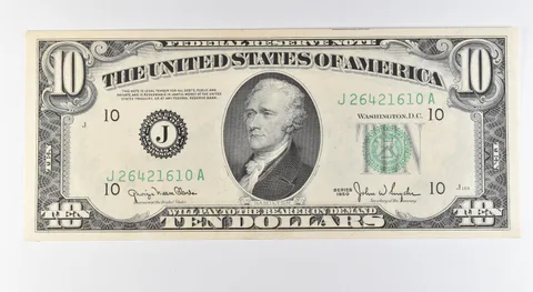 1950 $10 Kansas City MO FRN Green Seal Fr#2010-S Wide Back *9603