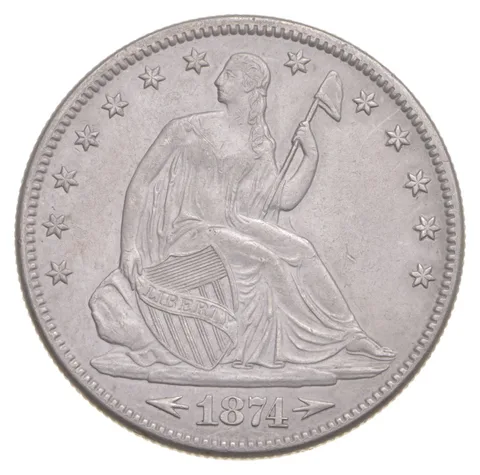 1874 Seated Liberty Half Dollar *2663