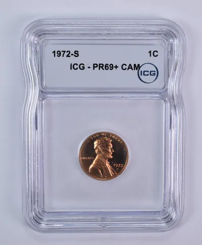 1972-S Lincoln Memorial Cent PR69+ CAM ICG