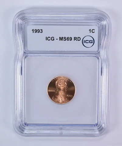 1993 Lincoln Memorial Cent MS69 RD ICG
