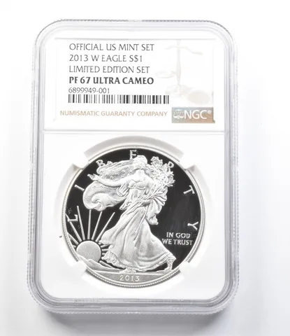 2013-W American Silver Eagle Limited Edition Set PF67 UCAM NGC *4225