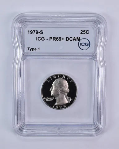 1979-S Washington Quarter Type 1 PR69+ DCAM ICG