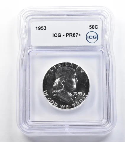 1953 Franklin Half Dollar PR67+ ICG *9325
